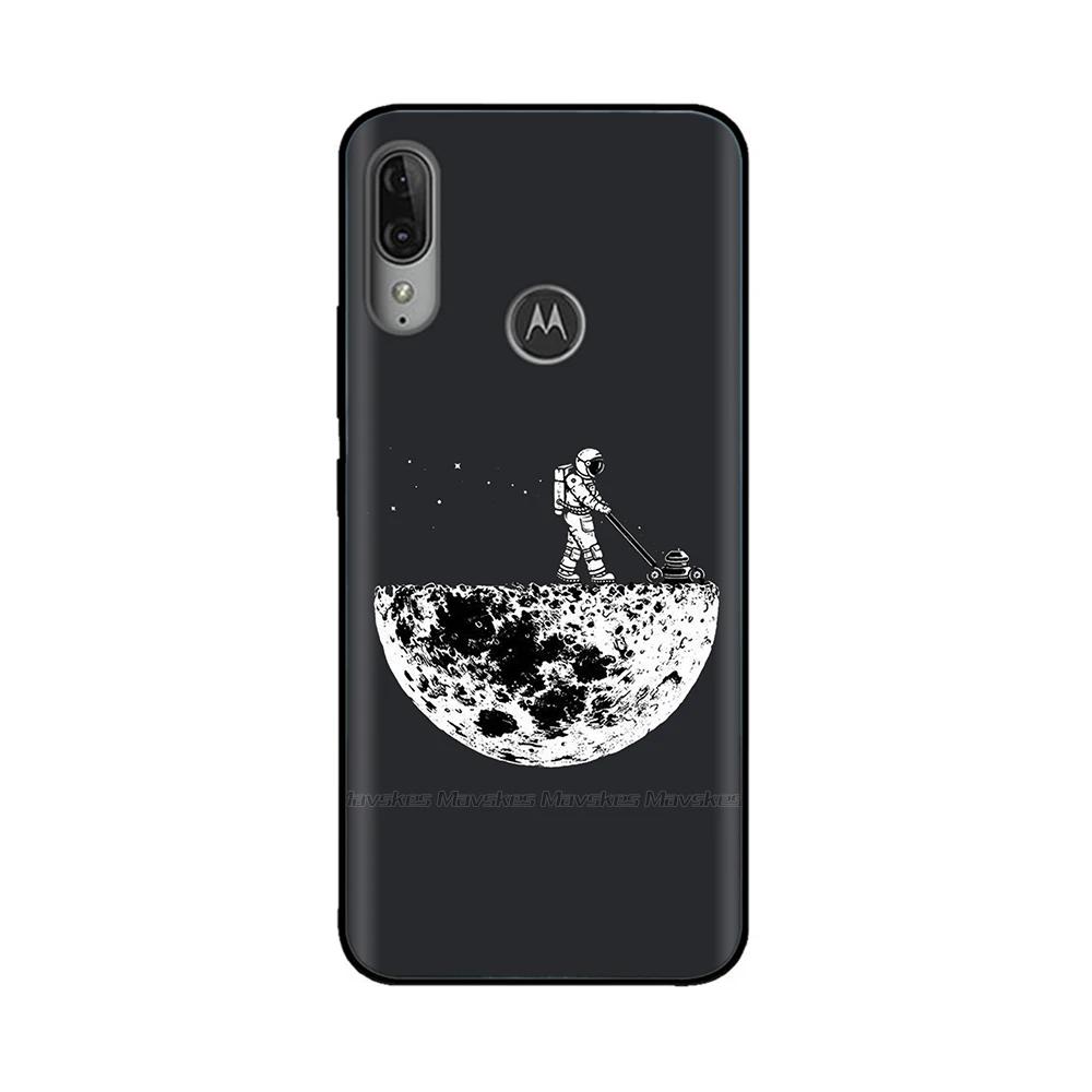 For Moto E6 Plus Case Soft Black Silicone Phone Back Cover For Motorola Moto E6 Play E6s 2020 MotoE6 Plus Case Cover Coque Funda