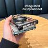 Clear Electroplated Magnetic Stand Protective Case SamSung for Galaxy S25 S24 S23 Ultra Plus A16 A26 A36 A15 A25 A35 A55 Cover