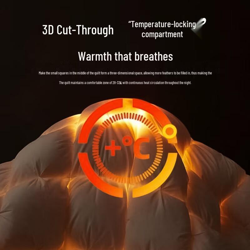 Dynasty Furniture Einbruchsichere Daunen-Winterdecke