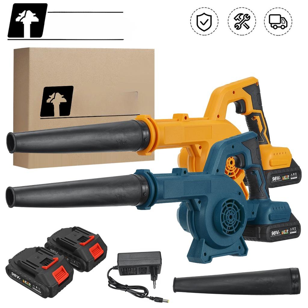 Cordless Electric Air Blower Vacuum Handheld Leaf Collector Turbo Blower Computer Dust Cleaner for 18v Battery 98VF 2000W