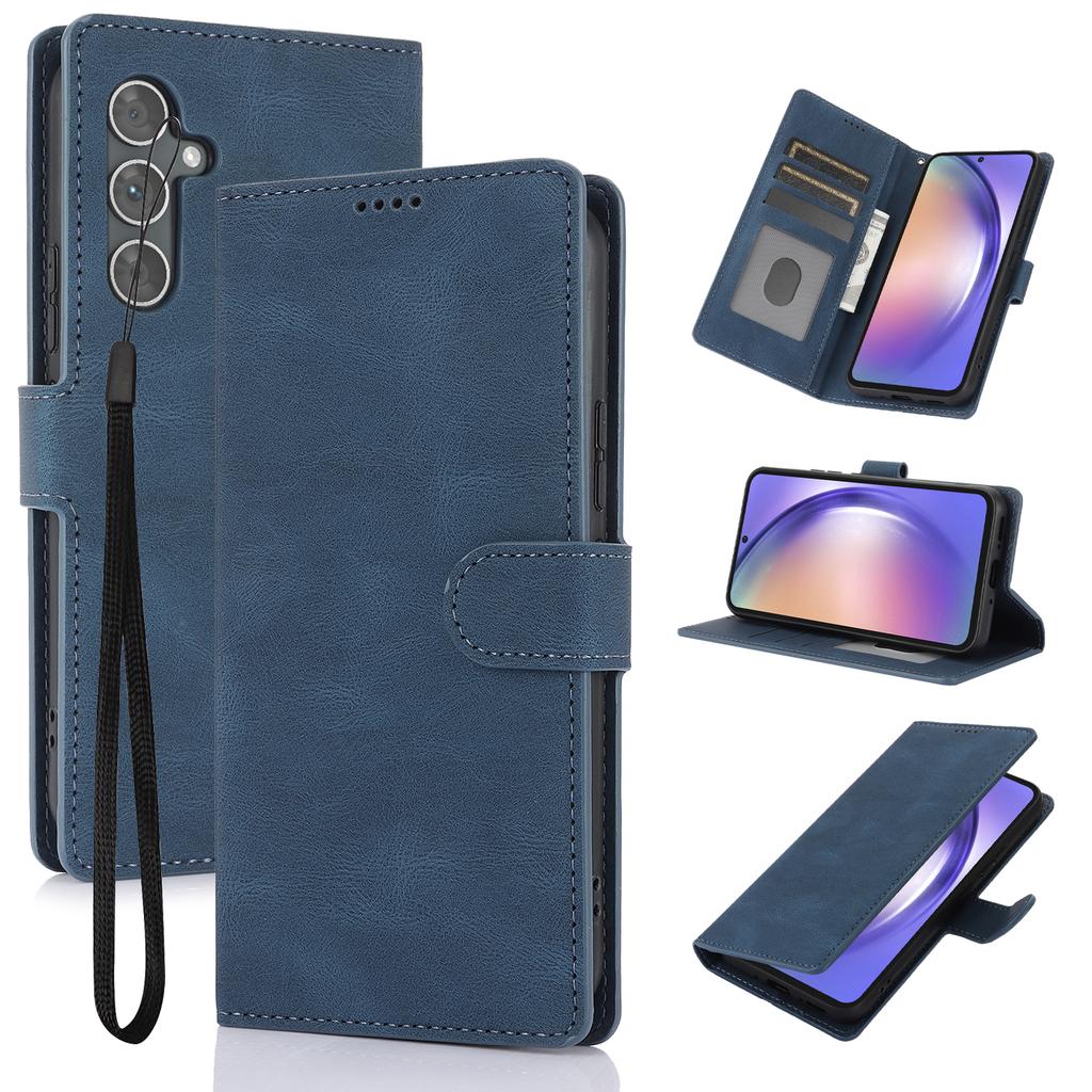 For Samsung Galaxy A57 5G Case PU Leather Phone Cover with Wallet Stand