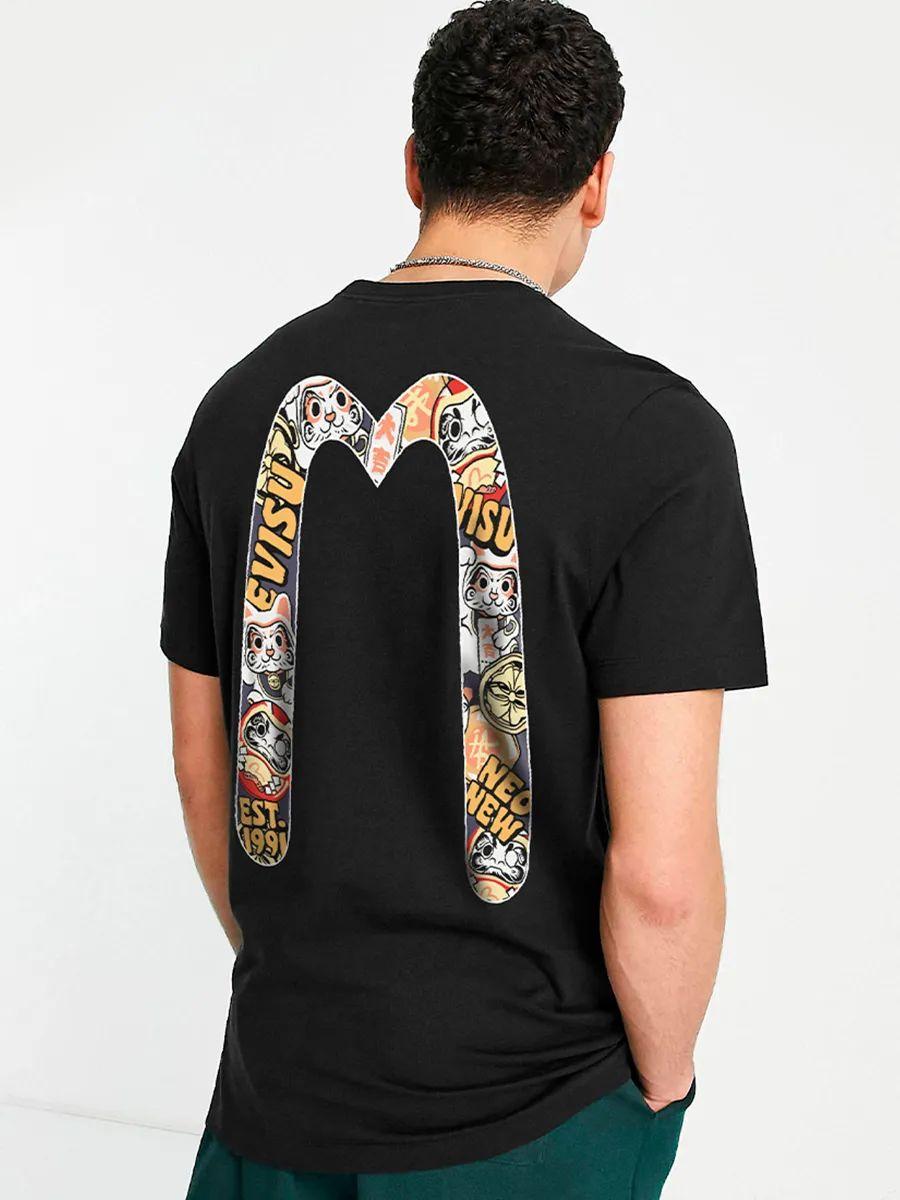 Свободная футболка EVISU S