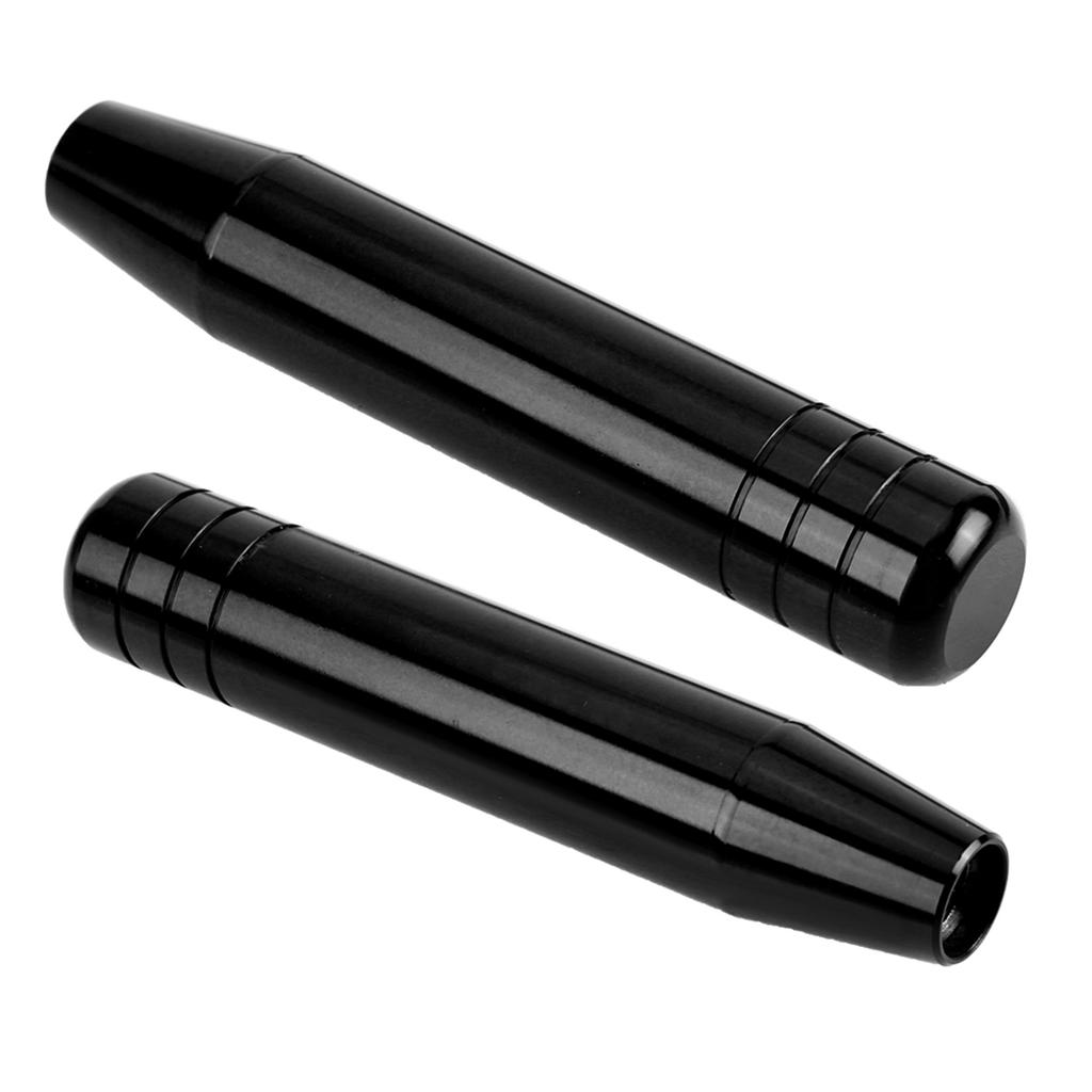  Aluminum Alloy Car Manual Gear   Knob Handle    Lev  18cm Black