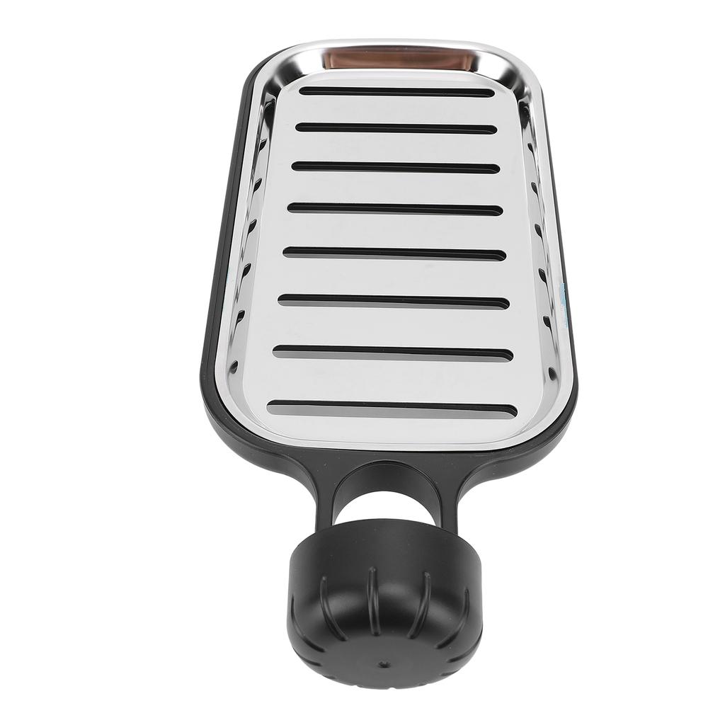 Kitchen Sink Faucet Organizer Sponge Holder Drainage Hole Short Type Stainless Steel Faucet Storage