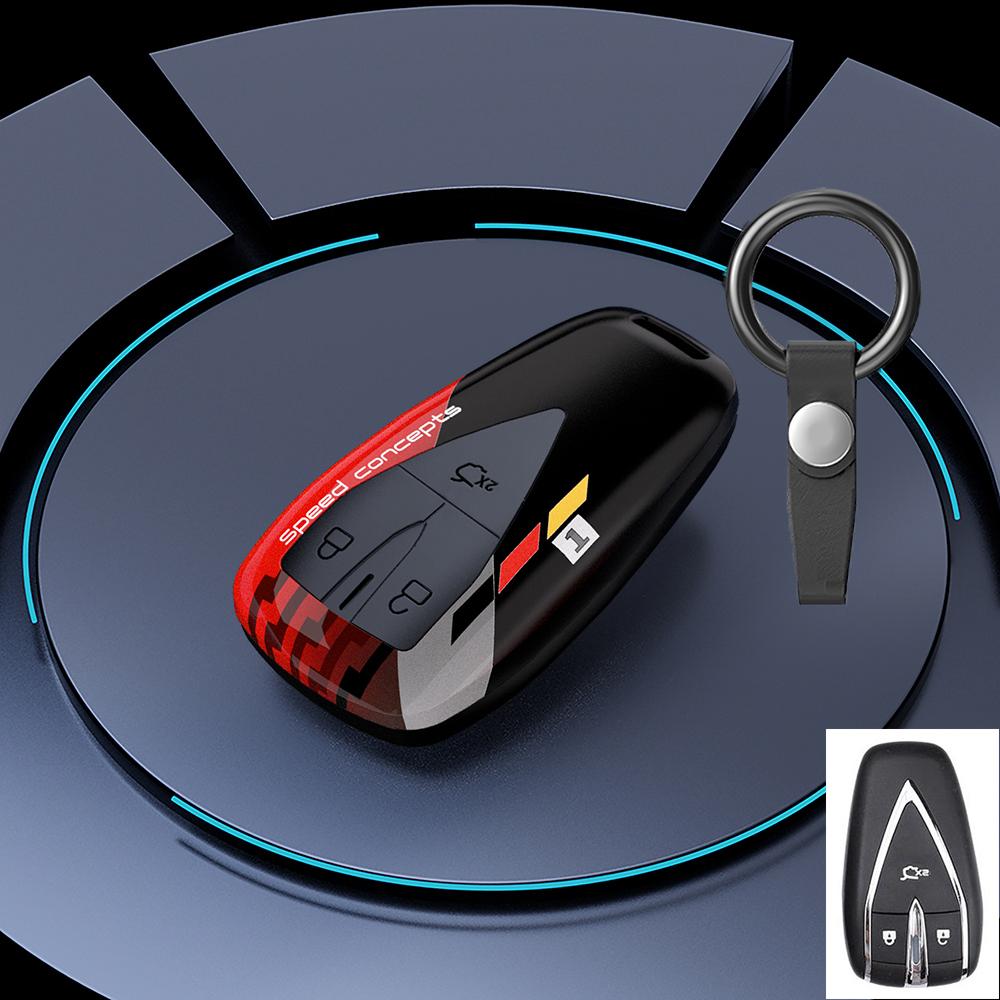 3/4/5 Buttons Graffiti Car Key Case Cover Fob For Changan Cs75 Cs55 Cs35 Plus X5 X7 Unik Unit Accessories