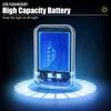 Mini Keychain EDC Flashlight USB Rechargeable Magnetic Torch LED Pocket Lamp Pen Clip Light Outdoor Emergency Working Lantern