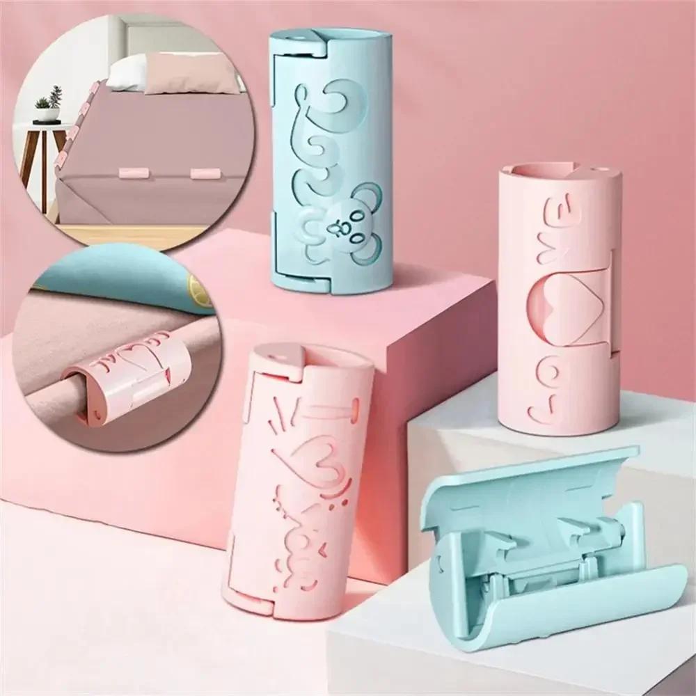 6/12 Pcs Anti-Slip Clips, Plastic Bed Sheet Clips for Mattress, Curtain & Blanket Buckle Clamp, Fixing Bed Cover Clips, Strong