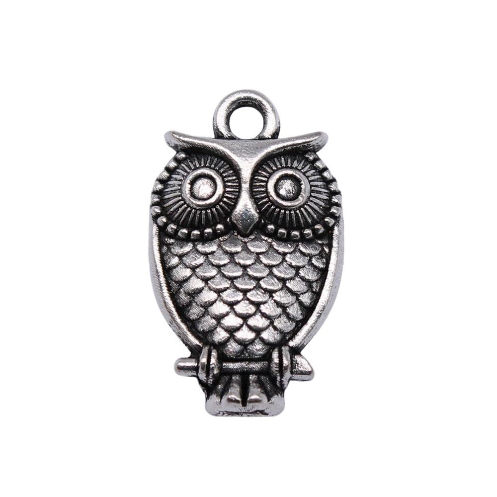 Owl Charms Mini Antique Alloy Pendants For Animal Themed Jewelry Making