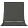 Seat and Back Cushions 4 pcs Anthracite 47 x 45 x 2 cm Polyester