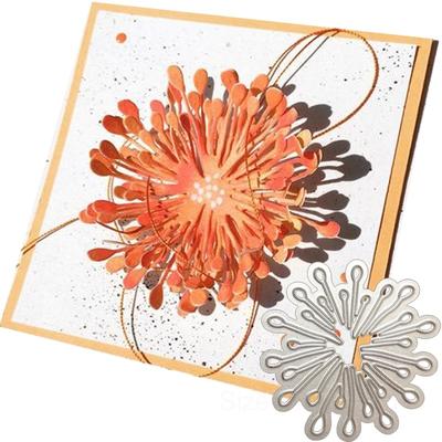 Flower Scrapbooking Cutting Dies Craft Stamps Die Cut Embossing Card Make Stencil Frame