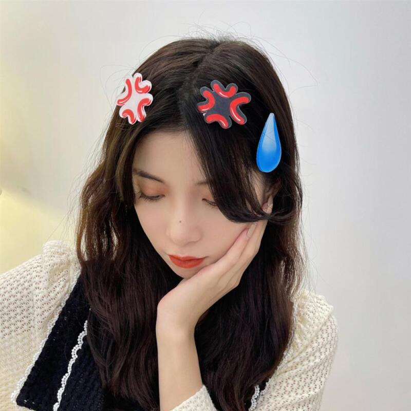 Angry, annoying, hairpin emoticon, pin emoticon pin AA0142 sweat