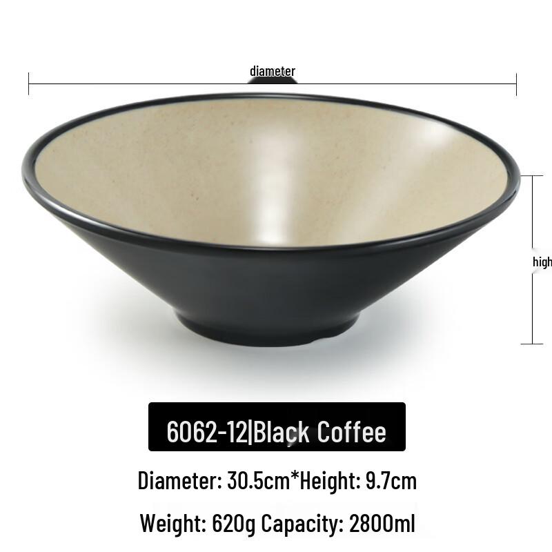 Коммерческая меламиновая коническая миска для лапши