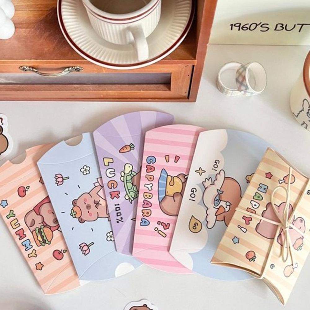 10PCS Paper Gift Folding Paper Box Cartoon Animal Wedding Favor Box  Wedding Birthday Party Supplies