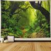 1 Pezzo Arazzo da Parete Albero della Foresta Naturale Medio e Grande Stampa 3D Arte da Parete Appeso a Parete Camera da Letto Soggiorno Decorazione Dormitorio