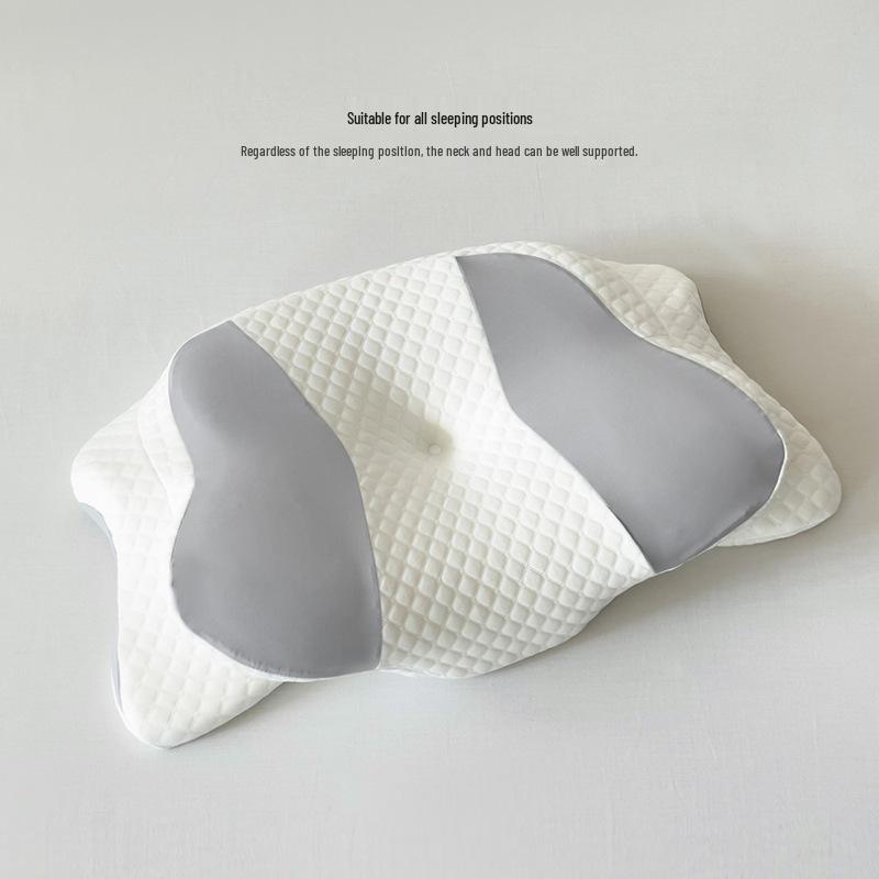 

Butterfly Shape Memory Foam Neck Pillow - Slow Rebound, Holds Shape, Cervical Support for Adults