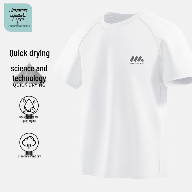 JEANSWEST LIFE Men s Quick-Dry Breathable Short Sleeve T-Shirt 2XL