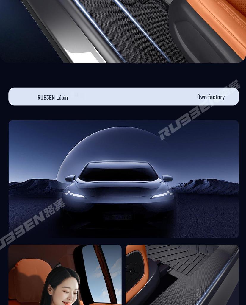 Dedicated TPE Door Sill Mats for Deep Blue S07/S05 Car