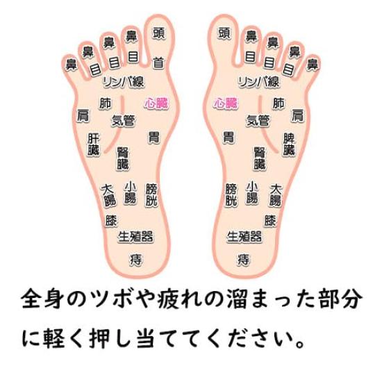 Foot Reflexology Massage Natural Pressure Point Press Compact Size [0161] Stick, Wood, Stick, Lymphatic,