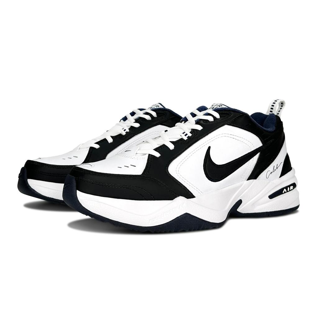 Nike Air Monarch 4 White Navy Black White Low top Chunky Sneakers Unisex 415445-102(Team771-)