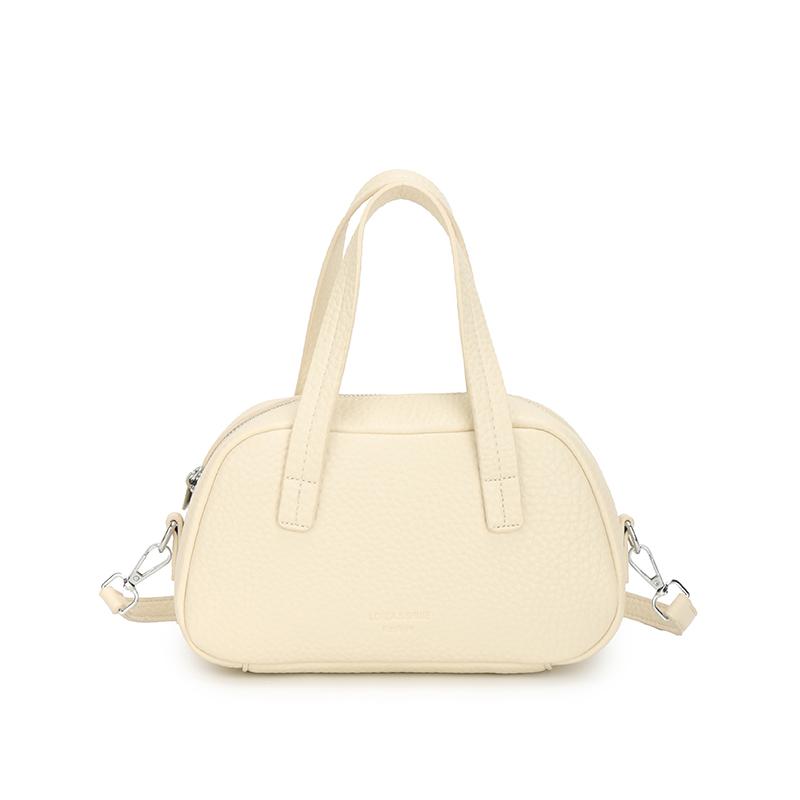 Monochromatic PU female shoulder bag with buckle for women textured bag with all the matches zipped bags feminine