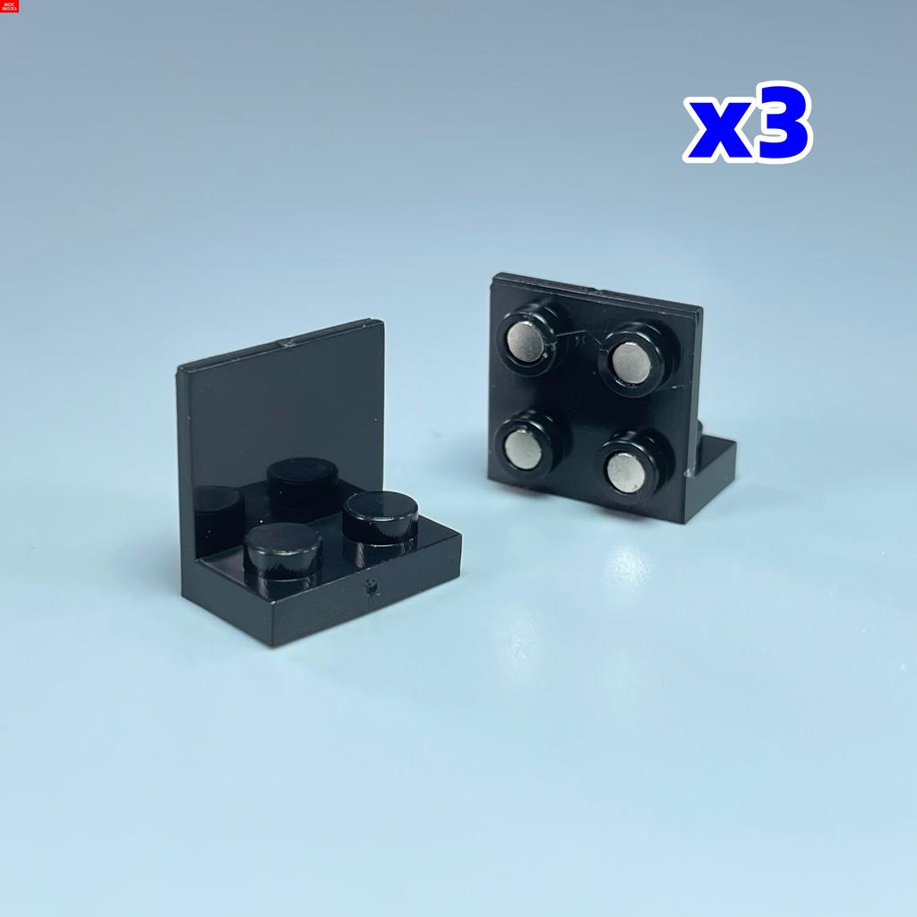 MOC Bricks Fridge Refrigerator Magnetic Brick 2x4 1x2-2x2 Sticker Educational Building Blocks Toys For Children Xmas Gifts
