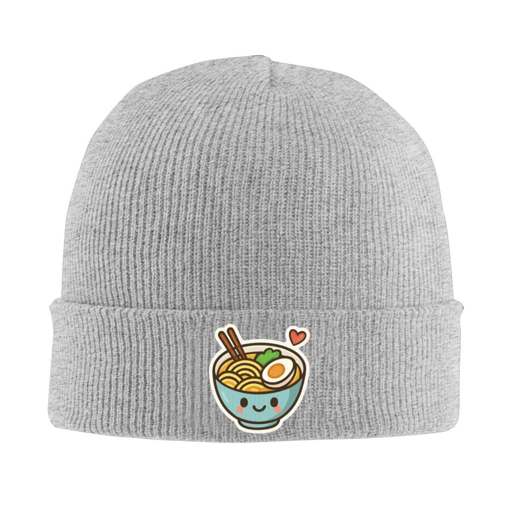 Kawaii RaUnisex Schüssel Warme Strickmütze Winter Strickmütze Mütze Beanie Hip Hop Caps für Unisex