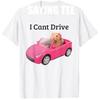 Ich kann nicht fahren Lustiges Hamster Meme Lustiges T-Shirt Niedliches Cricetulus Y2k Design Grafik Outfit Kinder Kurzarmblusen Streetwear T-Shirt