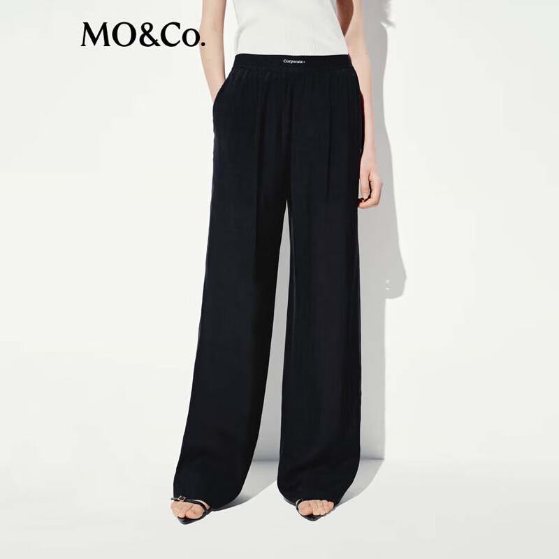 

MO&Co. Women s High-Waist Wide-Leg Pants MBE2PAT011 L
