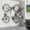 1PACK QAQ Schwenkbare Fahrrad-Wandhalterung, Vertikaler Fahrradständer Garage Hält bis zu 30 kg, Fahrradhaken für Garage Platzsparend, Einfach zu Installieren