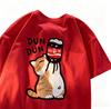 T Shirt Cat Chinoiserie Style Funny Summer Retro Trend Cartoon Kitten Tops Tee Tshirt Unisex Design Lovers Casual Short Sleeved