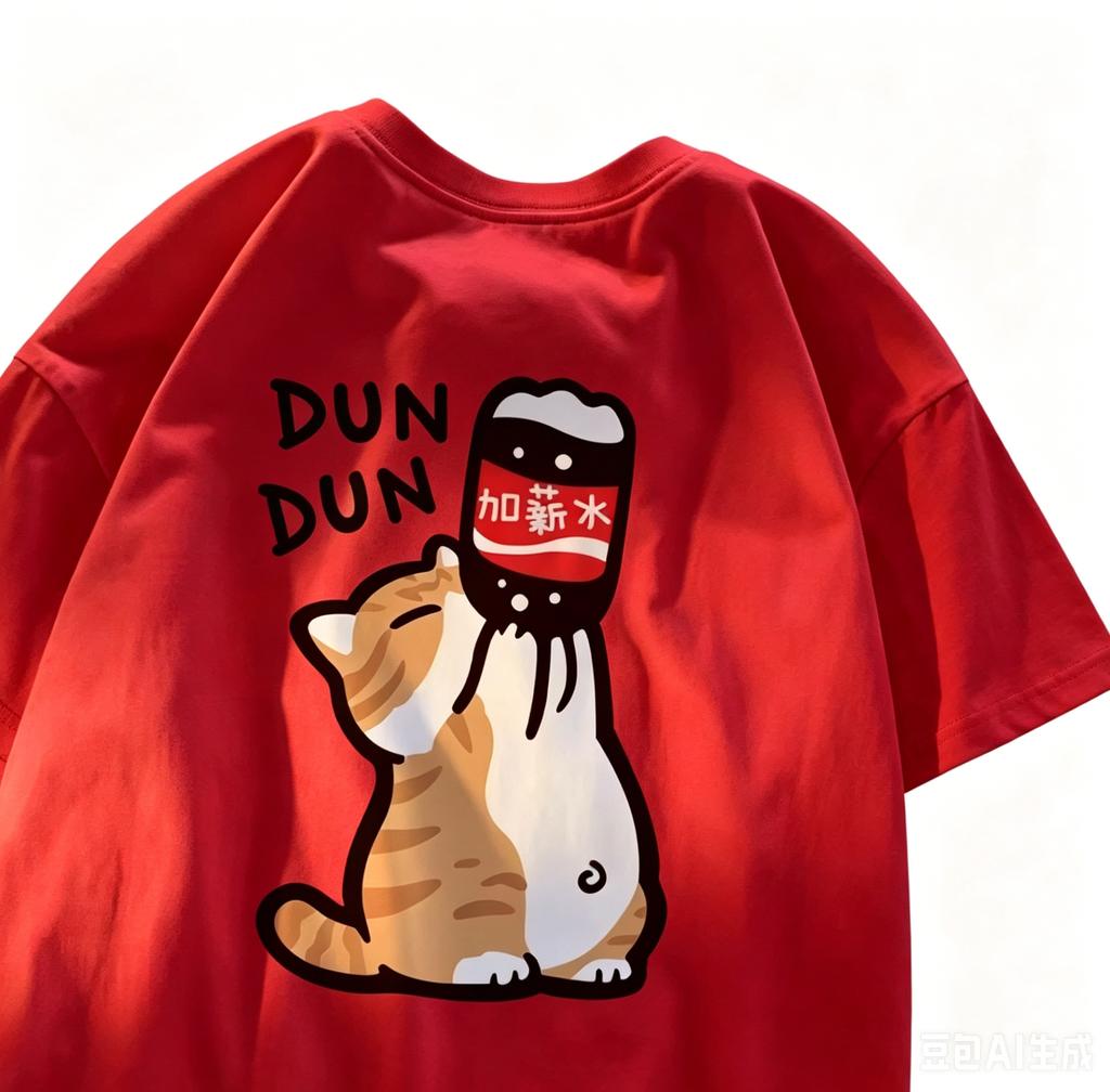 T Shirt Cat Chinoiserie Style Funny Summer Retro Trend Cartoon Kitten Tops Tee Tshirt Unisex Design Lovers Casual Short Sleeved