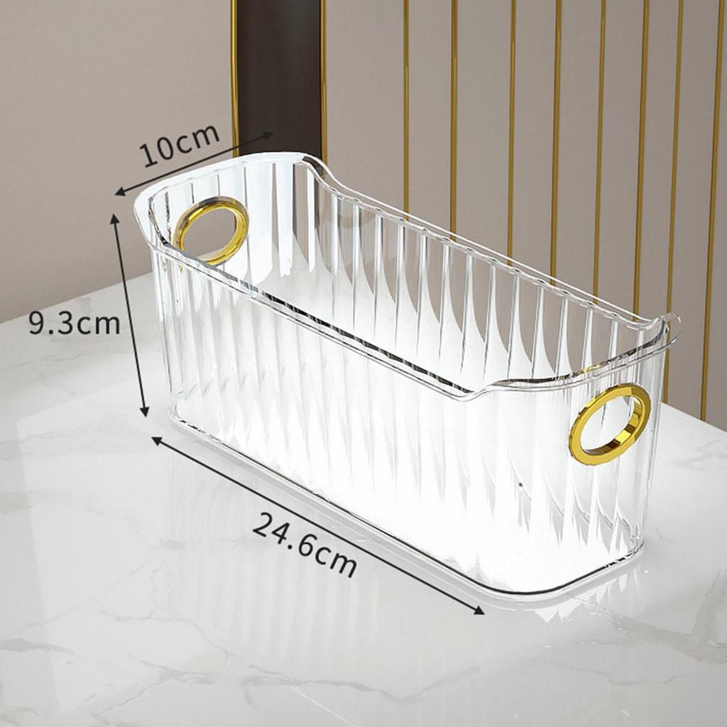 Multifunktionaler Schreibtisch-Aufbewahrungskorb Behälter Haustier für Kühlschrank Küche Zuhause