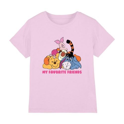 Winnie the Pooh Childrens/Kids My Favorite Friends Group T-Shirt