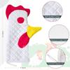 Heat Resistant Oven Mitts Pots Holder Rooster Shaped Baking Cooking BBQ Mitt Non-woven Fabric Material for Kitchen Oven