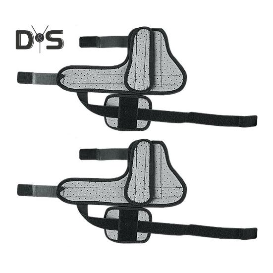 

1 пара корректоров косточек большого пальца ноги с фиксирующей лентой, износостойкие, регулируемые, облегчающие боль, коррекция косточек большого пальца ноги, выпрямитель для больших пальцев ног черный серый