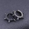1Pair Personality Rivet Titanium Steel Punk Stud Earring Gothic Hoop Earrings Fashion Unisex Sharp Needle Ear Buckle