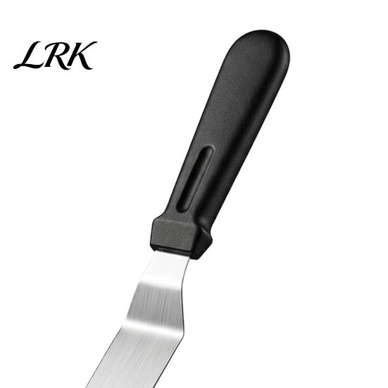 Stainless Steel Frosting Spatula 3Pcs/Set Cream Spatula, 6/8/10 Inch Blades Offset Ergonomic Cake Non-Slip Handle for Decorating, Baking & Pastry