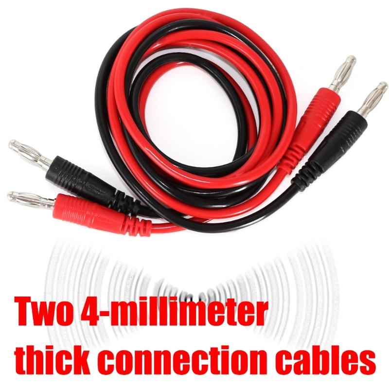 2 Set Electric Wire Piercing Probe Clip Multimeter Test Leads Set Puncture Probes 4mm Banana Plug Automotive Test Leads