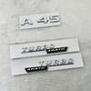 3D ABS Glossy Black Car Fender Badge Turbo 4MATIC Sticker Rear Trunk AMG Emblem A45 Logo For Mercedes Benz A 45 AMG W176 W177