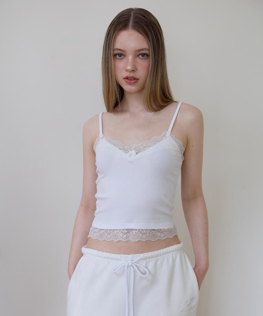 ROSEFRANTZ Lace Trim Sleeveless [Ivory]