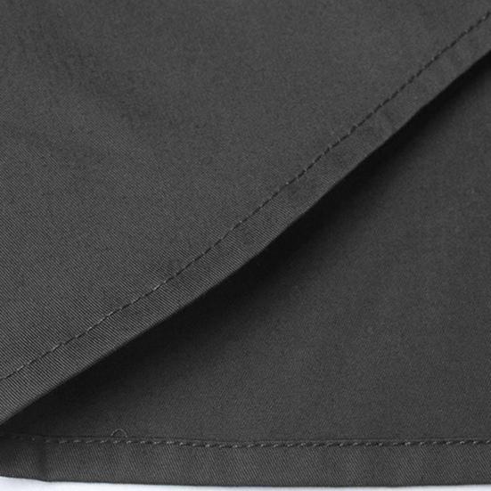 Skjorte for menn Ren turn-down krage Formell Slim Fit Summer Top for Work