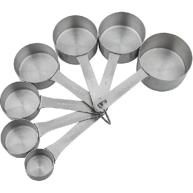 Smithcraft Measuring Cups and Spoons Set 18, Stainless Steel Measuring Cups and Spoons Set, 18/8(304) Steel Heavy Duty 8 Measuring Cups & 9 Measuring