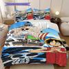 Anime One Piece Weiche Bequeme Bettbezug, Kinderbettwäsche-Set Geschenk, Extragroße Größe, Verschiedene Größen Erhältlich LXR138