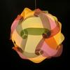 IQ Puzzle Sphere: DIY Colored Lampshade Lighting Accessories