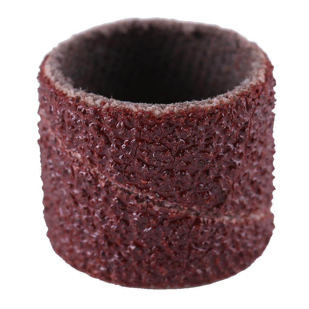 Drum Sanding Sandpaper Bands Sleeves Mandrel Woodworking Craft Polishing Kit (#80)