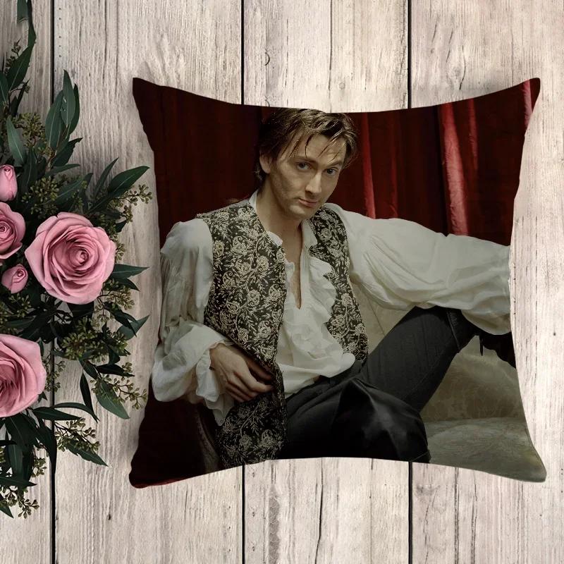 Anime Pillow David Tennant Cushion Cover X Decorative Pillowcases For Pillows X Pillowcase Car Decoration Fall Decor