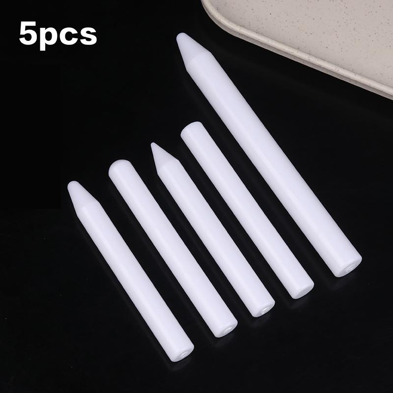 5Pcs/Set Pdr Dent Removal Auto Repair Tool Car Dent Repair Kit White Nylon Pen Tap Down Pen Knock Down Tools Auto Hand Tools