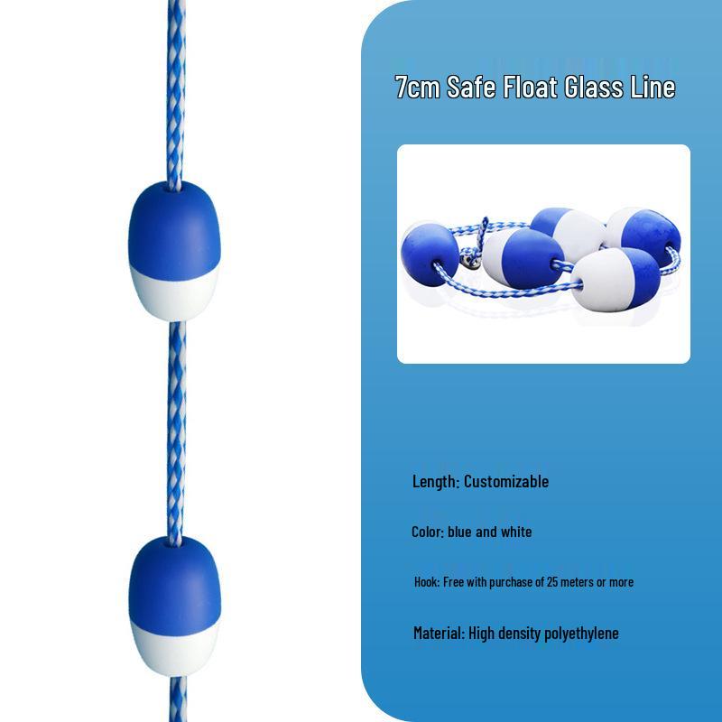 Competition-Grade Swimming Pool Lane Dividers - 15cm Buoys for Water Sports