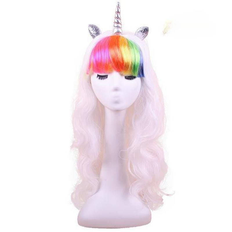 PONY Einhorn Perücke Cosplay Anime Perücke Party Perücke