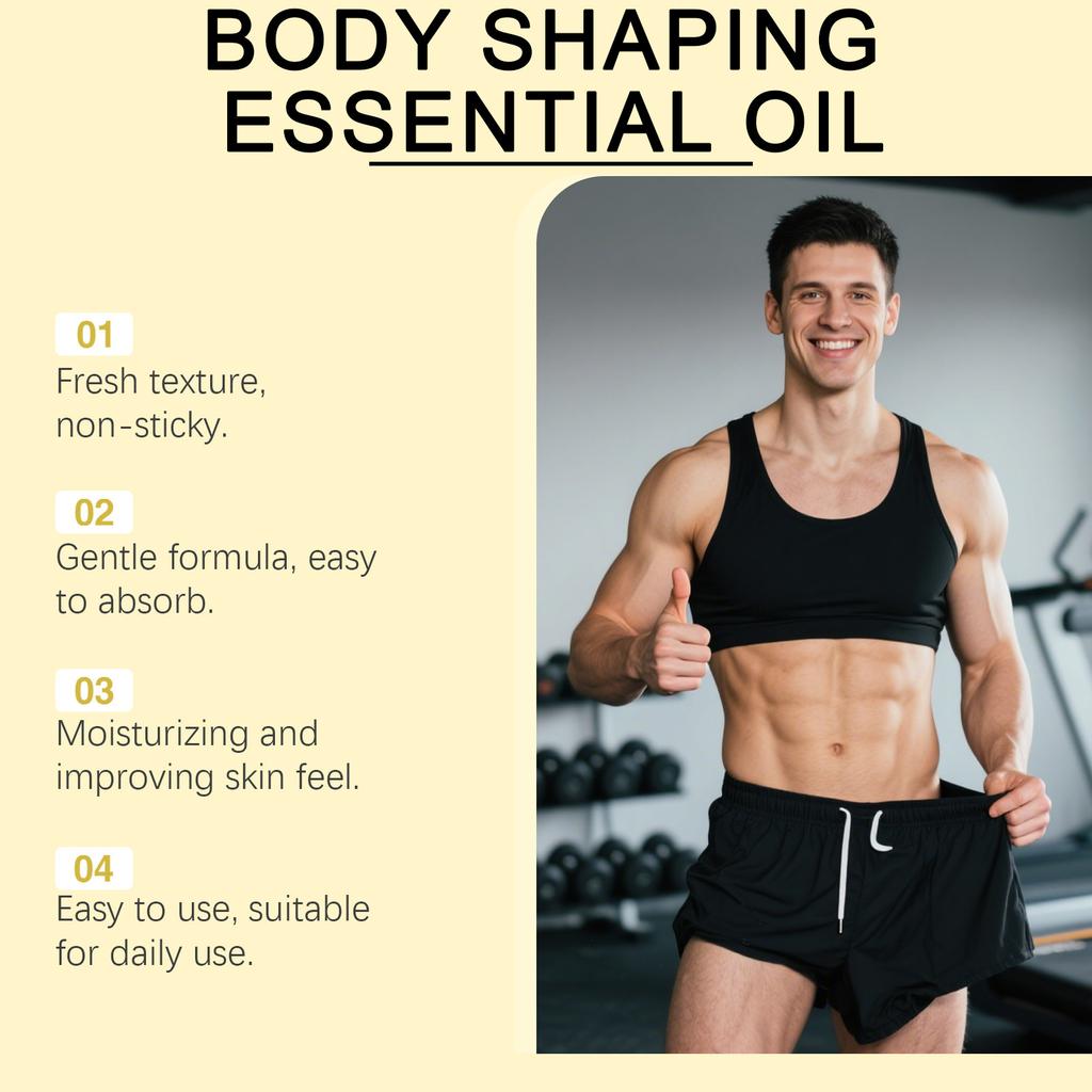 Body Shaping Serum Oil Body Firming Serum Oil Massage Slimming Oil Promotes Circulation And Is Suitable For Use Before And After Exercise,30ml